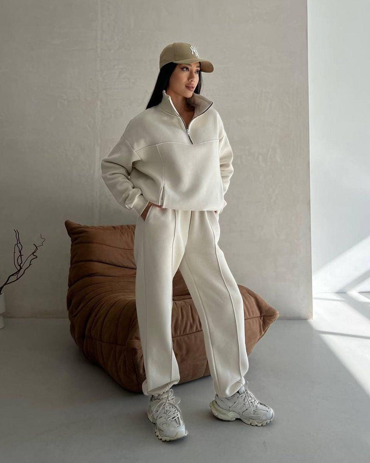 Wanda | Zweiteiliges Jogging-Set mit Reißverschlussjacke