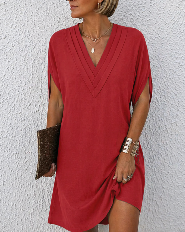Mara | Elegantes Kleid mit V-Ausschnitt