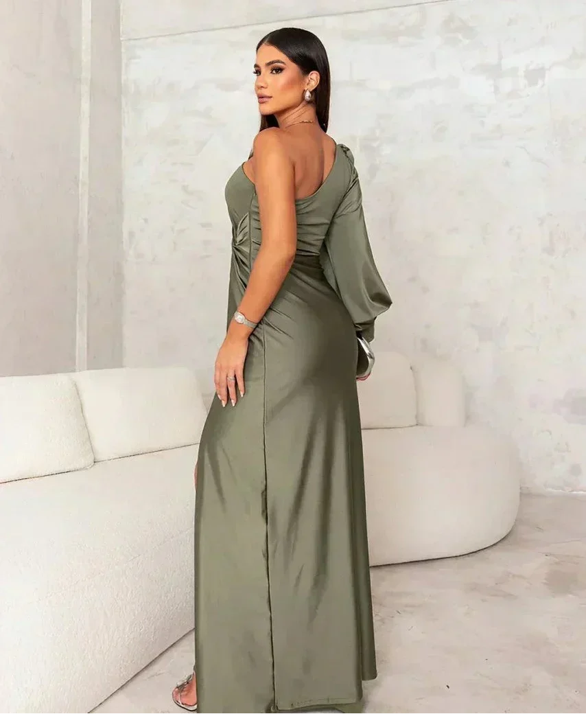 Anne-Kathrin | Satin-Abendkleid