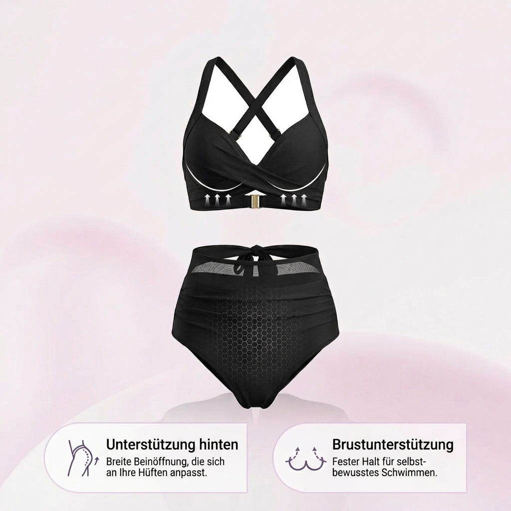 Sabine | 2-in-1 Bikini mit hoher Taille