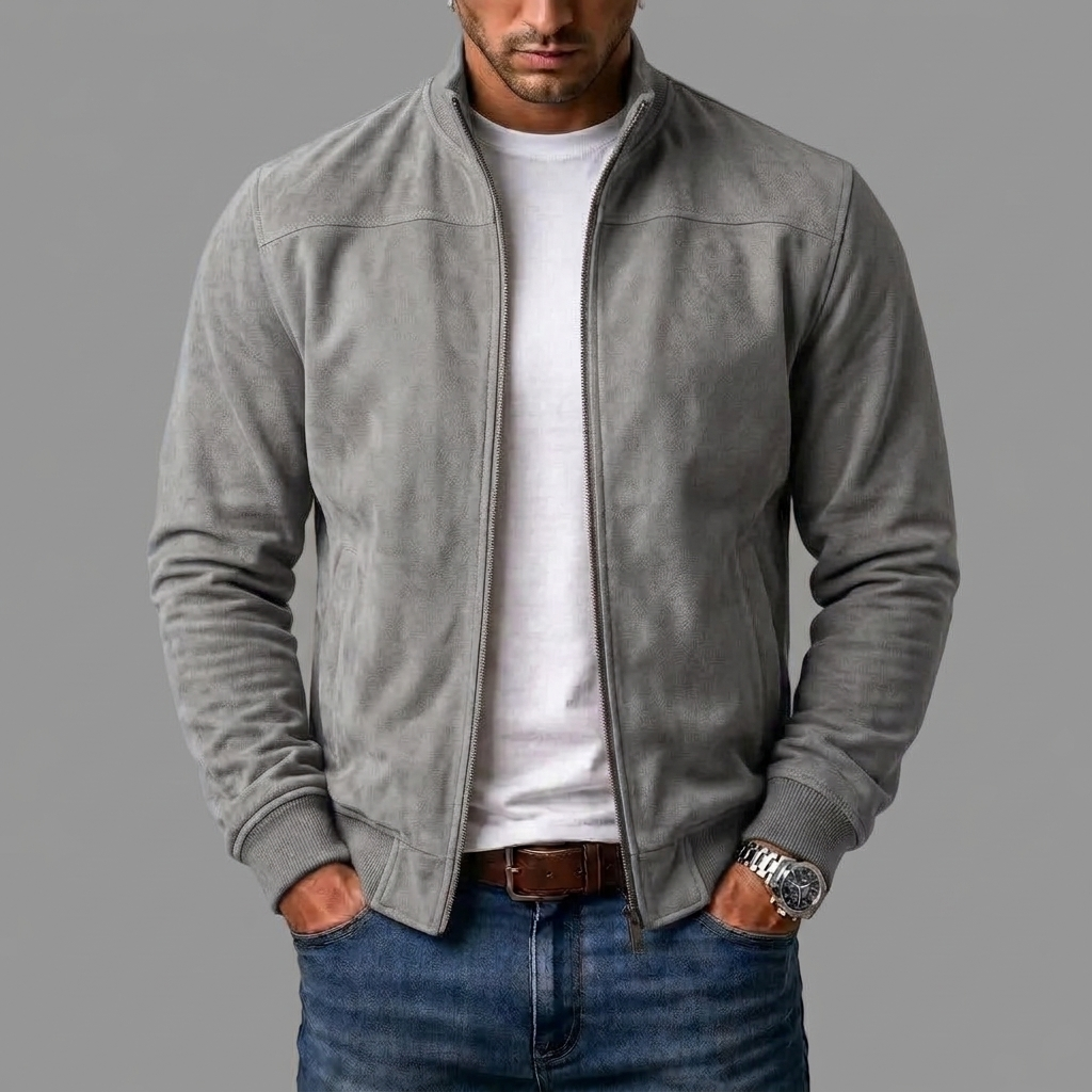 Ortlieb | Elegante Wildleder-Bomberjacke (1 kaufen, 1 GRATIS dazu)