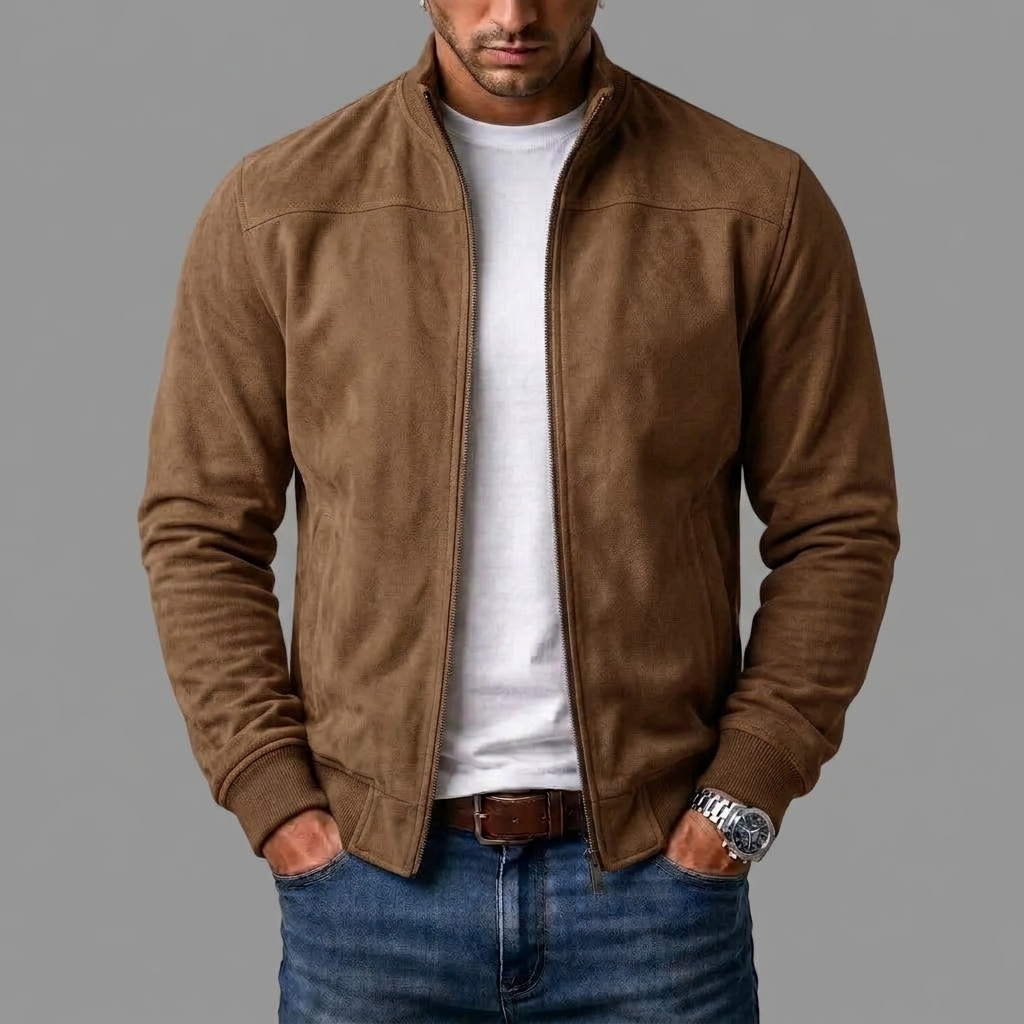 Ortlieb | Elegante Wildleder-Bomberjacke (1 kaufen, 1 GRATIS dazu)
