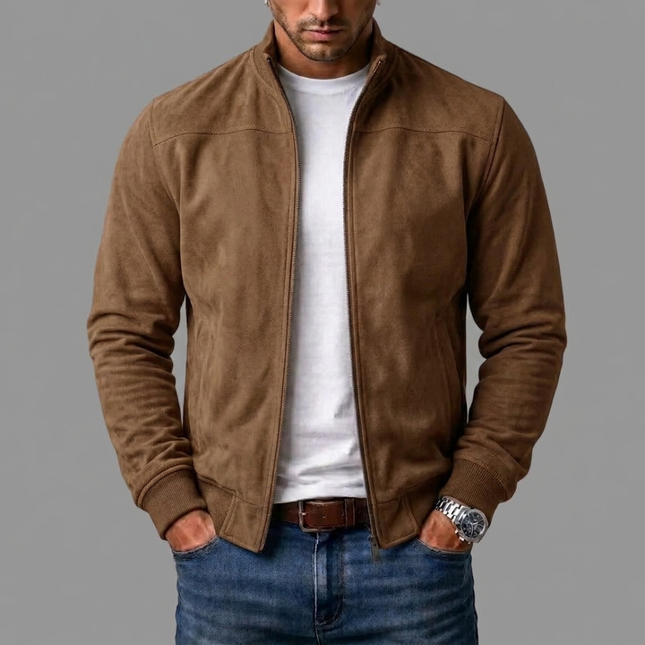 Ortlieb | Elegante Wildleder-Bomberjacke (1 kaufen, 1 GRATIS dazu)
