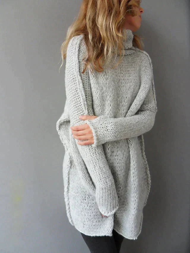 Sieghild | Strickpullover mit weicher Textur und weiter Passform