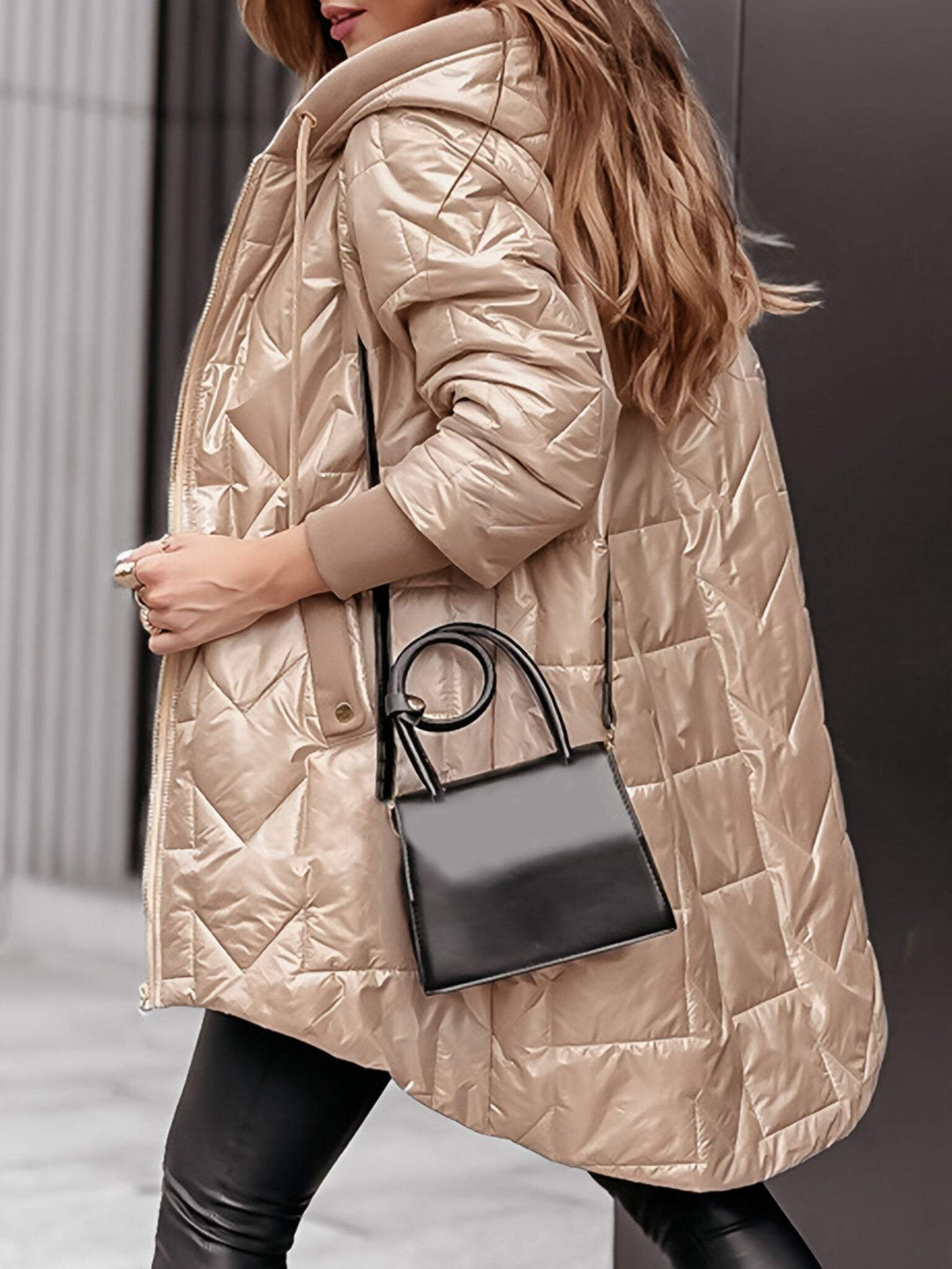 Hanne-Rose | Gesteppte Winterjacke mit Kapuze