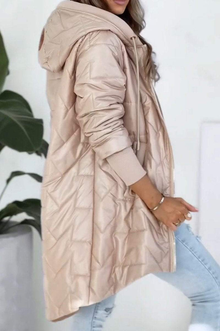 Hanne-Rose | Gesteppte Winterjacke mit Kapuze