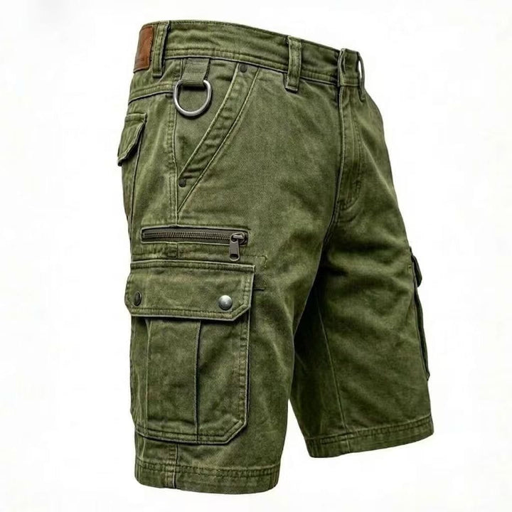 Lars | Funktionale Denim-Cargo-Shorts