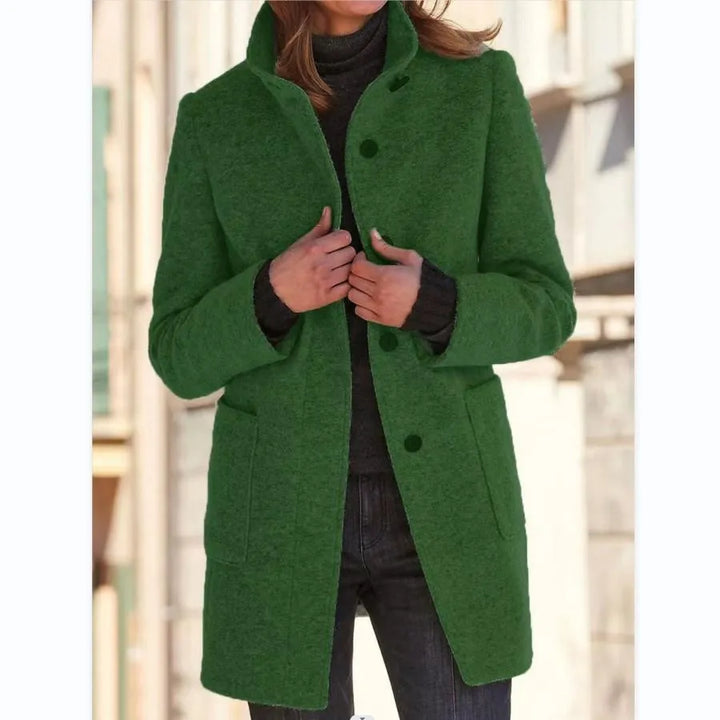 Linda | Übergangsjacke mit Stehkragen und praktischen Taschen