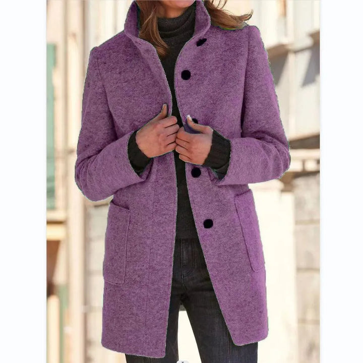 Linda | Übergangsjacke mit Stehkragen und praktischen Taschen