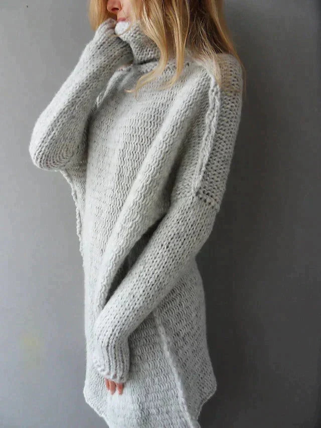 Sieghild | Strickpullover mit weicher Textur und weiter Passform