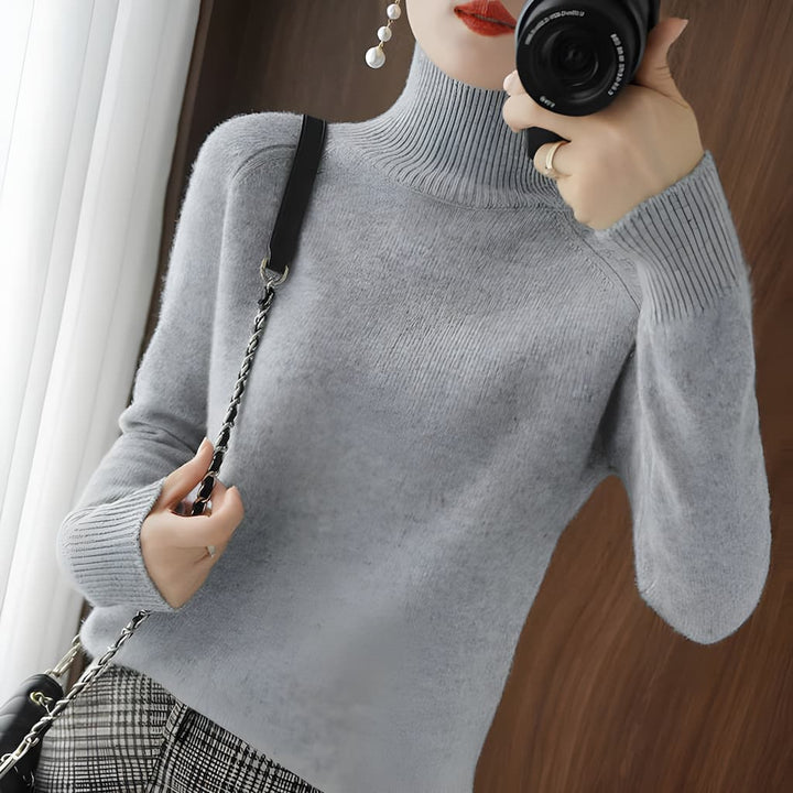 Anette | Eleganter Rollkragenpullover aus hochwertigem Strick