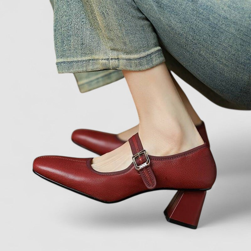 Regine | Elegante Riemchenschuhe mit Absatz