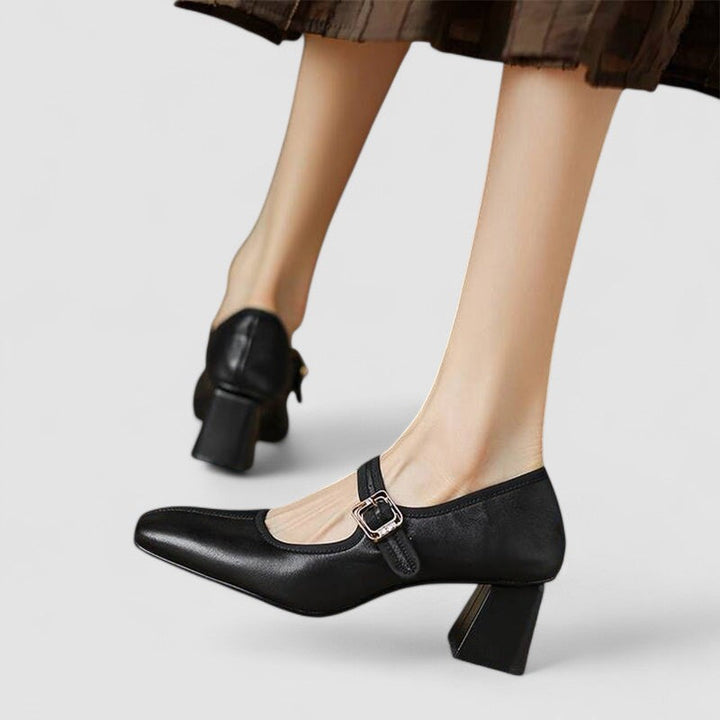 Regine | Elegante Riemchenschuhe mit Absatz