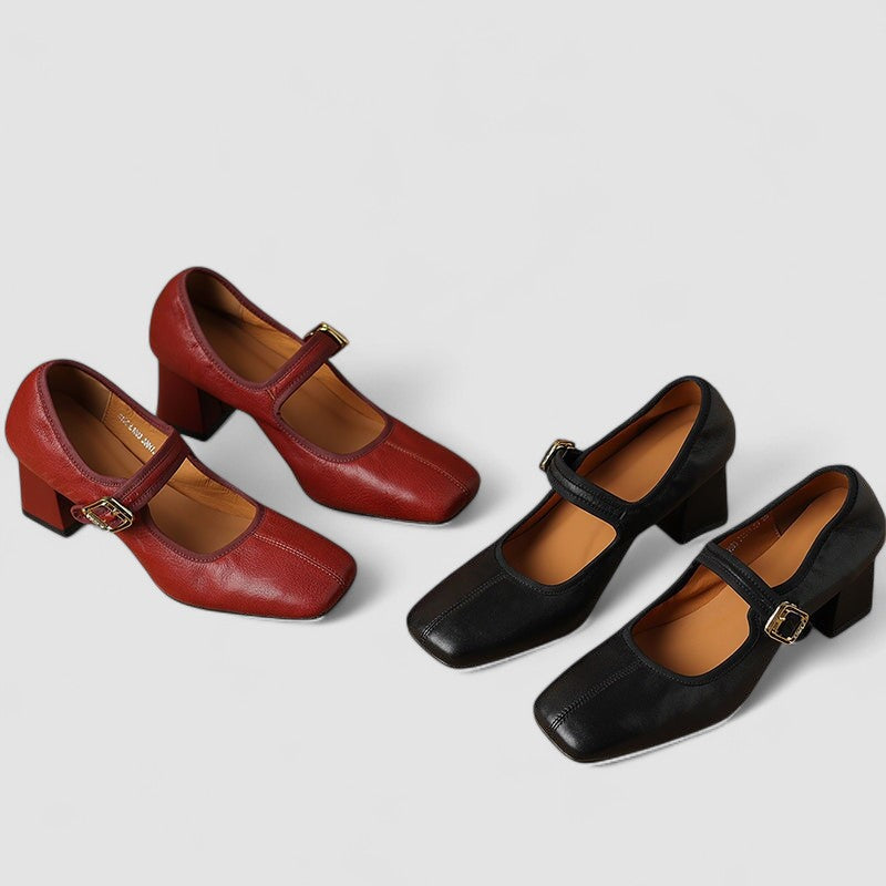 Regine | Elegante Riemchenschuhe mit Absatz