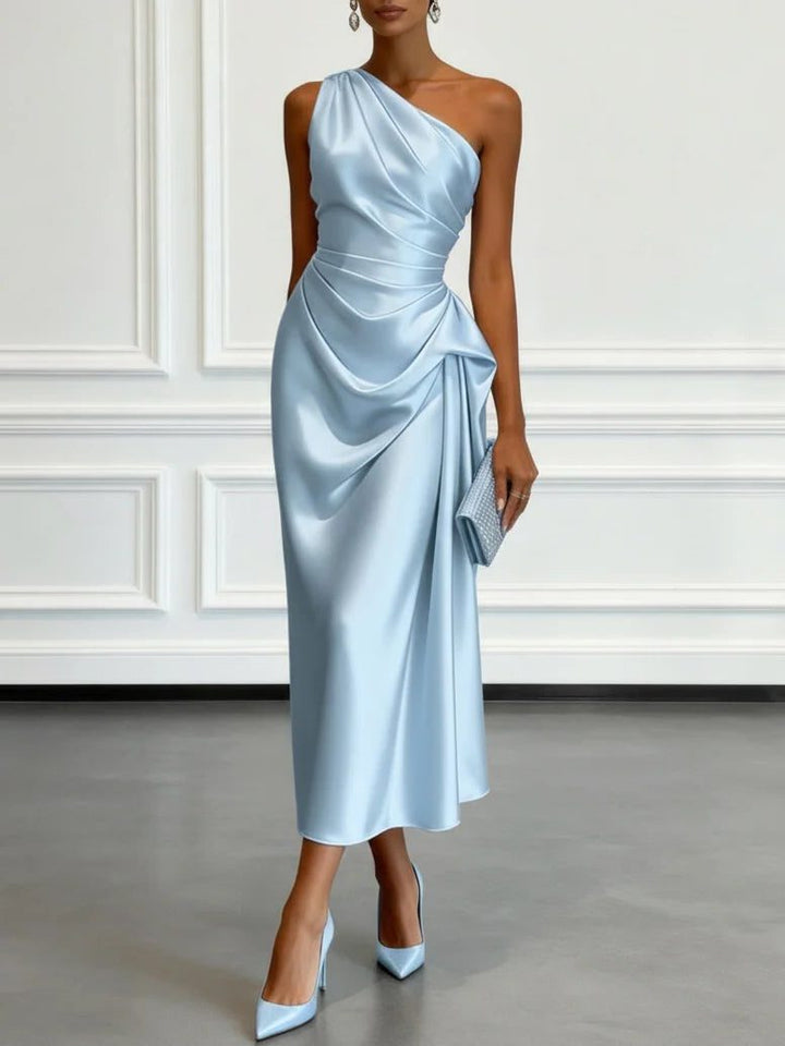Gundel | One-Shoulder-Midikleid mit geraffter Taille