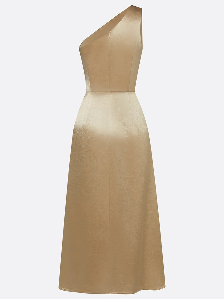 Gundel | One-Shoulder-Midikleid mit geraffter Taille