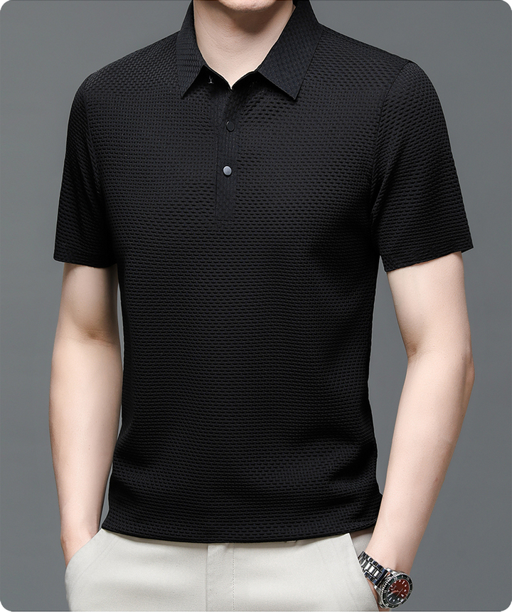 Luca | Exklusives Poloshirt mit moderner Struktur