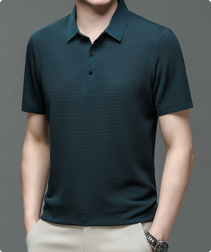 Luca | Exklusives Poloshirt mit moderner Struktur