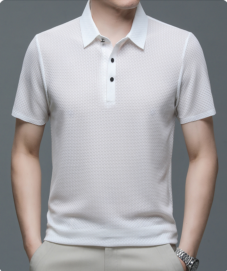 Luca | Exklusives Poloshirt mit moderner Struktur