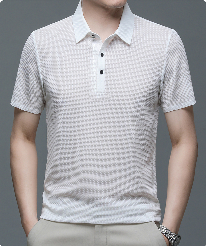 Luca | Exklusives Poloshirt mit moderner Struktur