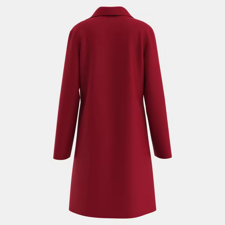 Birgit | Trendiger Trenchcoat in Woll-Optik