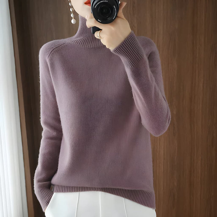 Anette | Eleganter Rollkragenpullover aus hochwertigem Strick