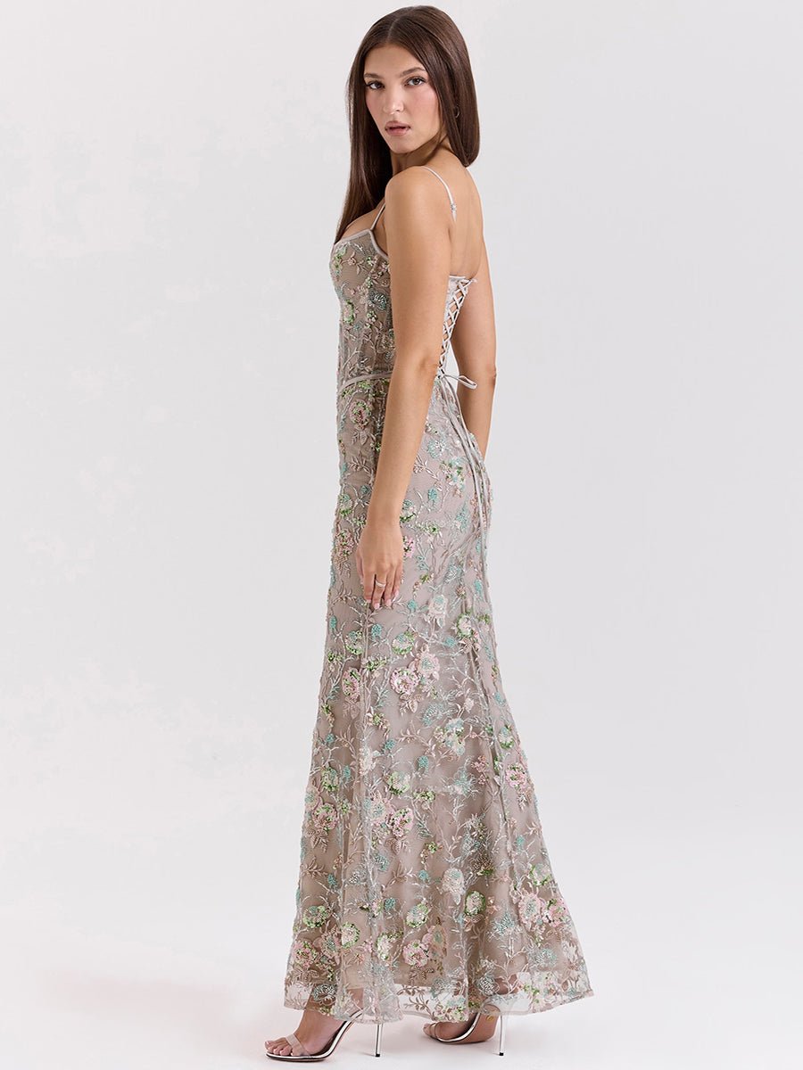 Philippa | Abendkleid mit tiefem Rückenausschnitt
