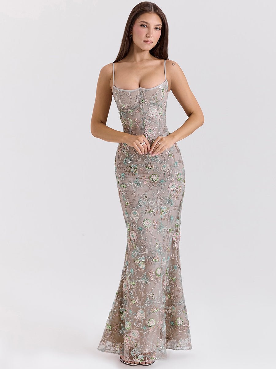 Philippa | Abendkleid mit tiefem Rückenausschnitt