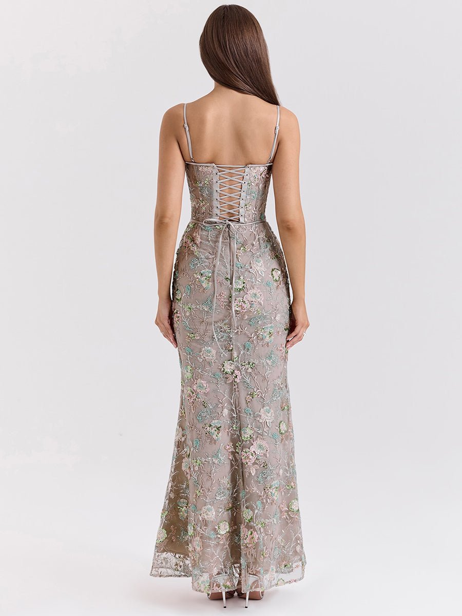 Philippa | Abendkleid mit tiefem Rückenausschnitt