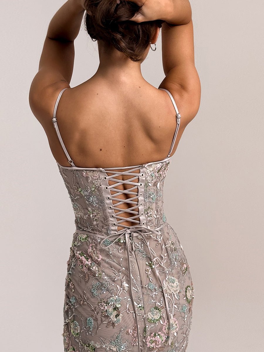 Philippa | Abendkleid mit tiefem Rückenausschnitt