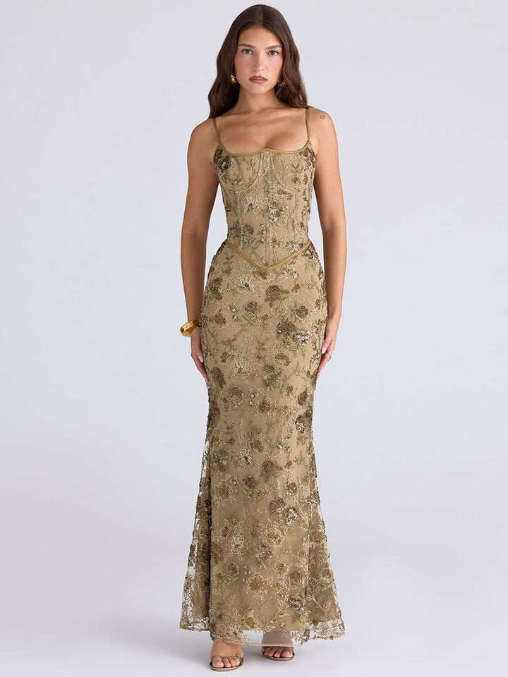 Philippa | Abendkleid mit tiefem Rückenausschnitt