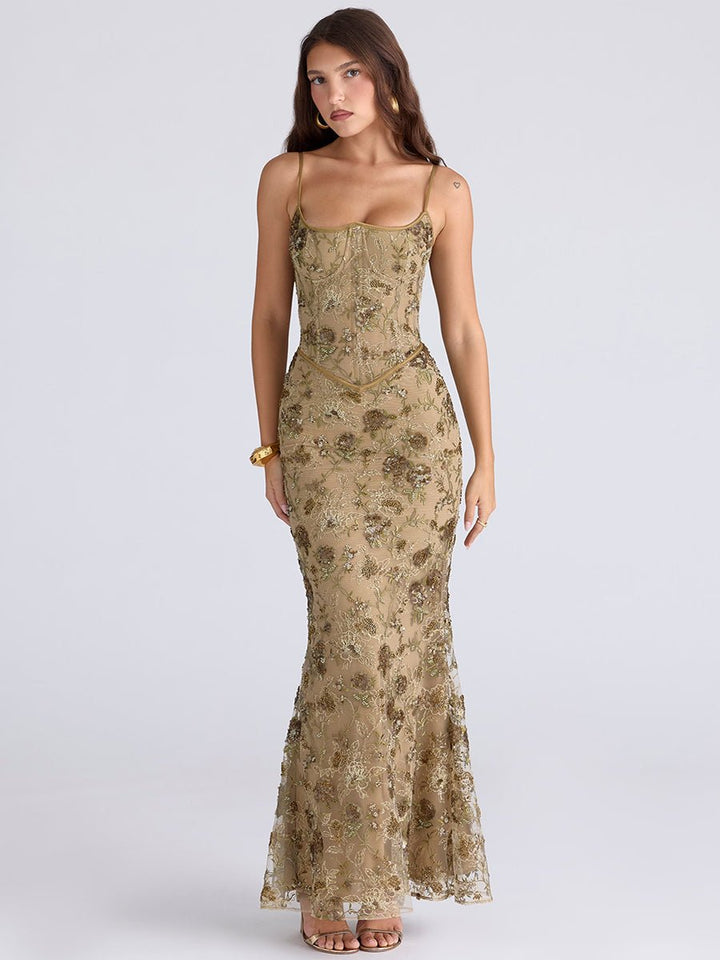 Philippa | Abendkleid mit tiefem Rückenausschnitt