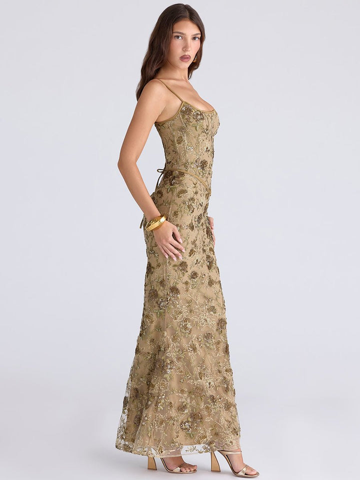 Philippa | Abendkleid mit tiefem Rückenausschnitt