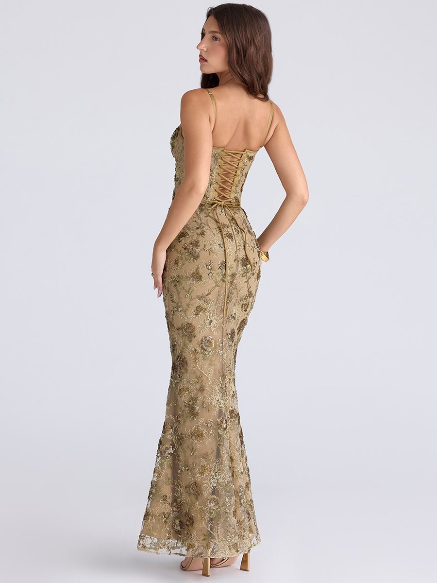 Philippa | Abendkleid mit tiefem Rückenausschnitt