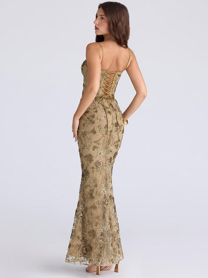 Philippa | Abendkleid mit tiefem Rückenausschnitt