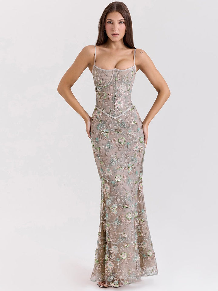Philippa | Abendkleid mit tiefem Rückenausschnitt