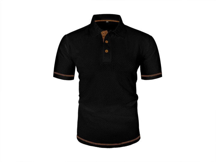 Hugo | Polokragen T-Shirt aus elastischem Flechtenetz für ultimativen Tragekomfort