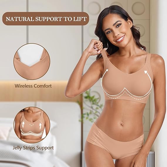 Nora | Seamless Full-Coverage Push-Up BH