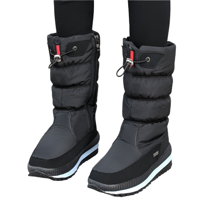 Leokadia | Winterstiefel mit wattiertem Design und isolierender Füllung