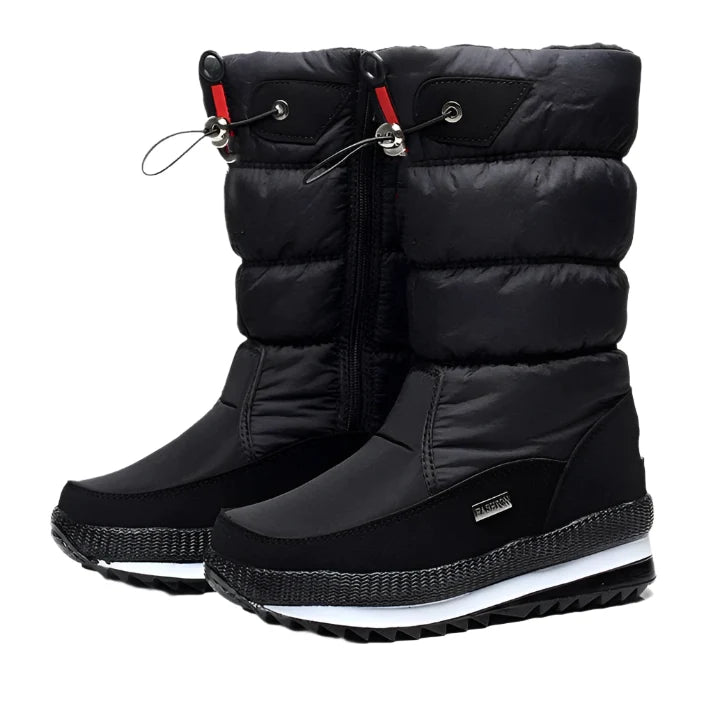 Leokadia | Winterstiefel mit wattiertem Design und isolierender Füllung
