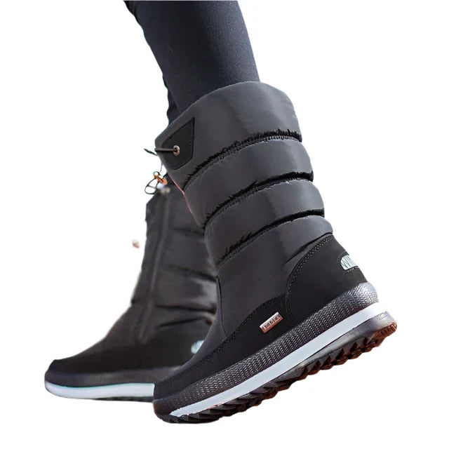 Leokadia | Winterstiefel mit wattiertem Design und isolierender Füllung