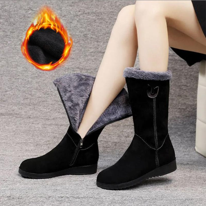Ruth-Kathrin | Wildleder-Stiefeletten mit Fleecefutter und weicher Außenseite