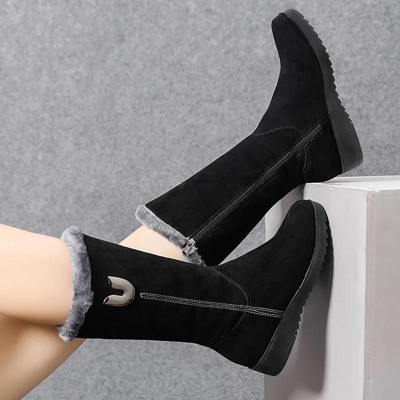 Ruth-Kathrin | Wildleder-Stiefeletten mit Fleecefutter und weicher Außenseite