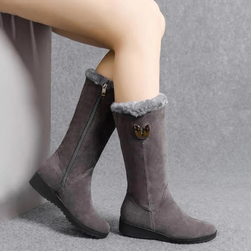 Ruth-Kathrin | Wildleder-Stiefeletten mit Fleecefutter und weicher Außenseite