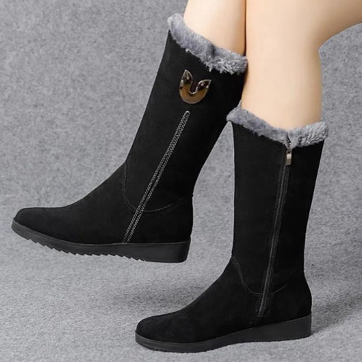 Ruth-Kathrin | Wildleder-Stiefeletten mit Fleecefutter und weicher Außenseite