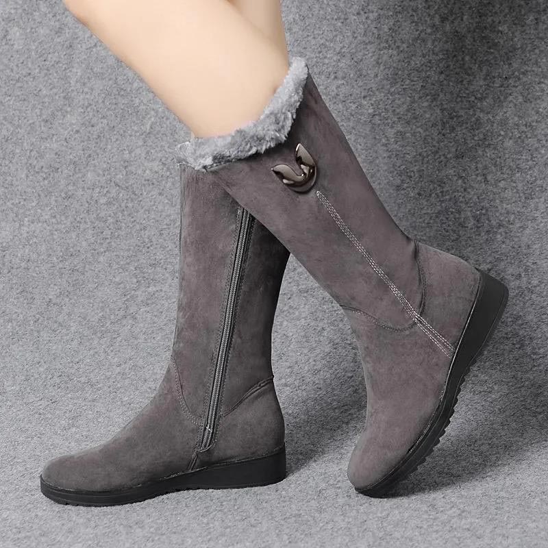Ruth-Kathrin | Wildleder-Stiefeletten mit Fleecefutter und weicher Außenseite