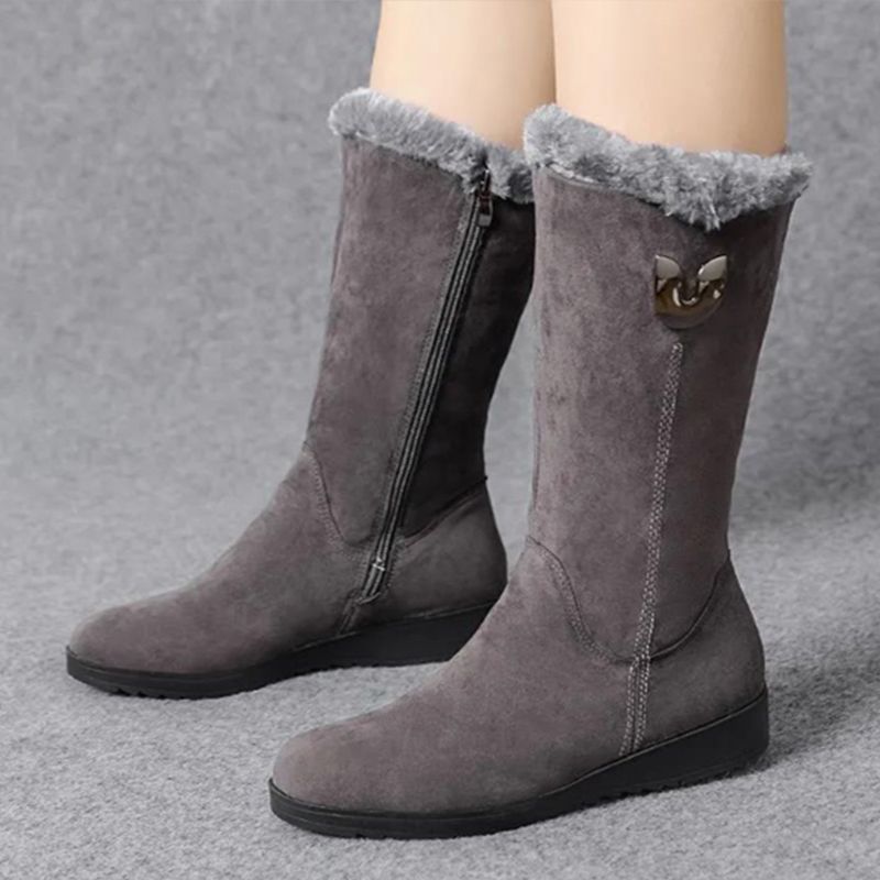 Ruth-Kathrin | Wildleder-Stiefeletten mit Fleecefutter und weicher Außenseite