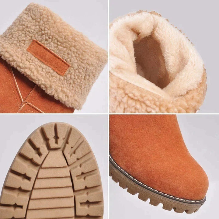 Gotelind | Winterstiefel aus erstklassigem Wildleder mit isolierenden Materialien