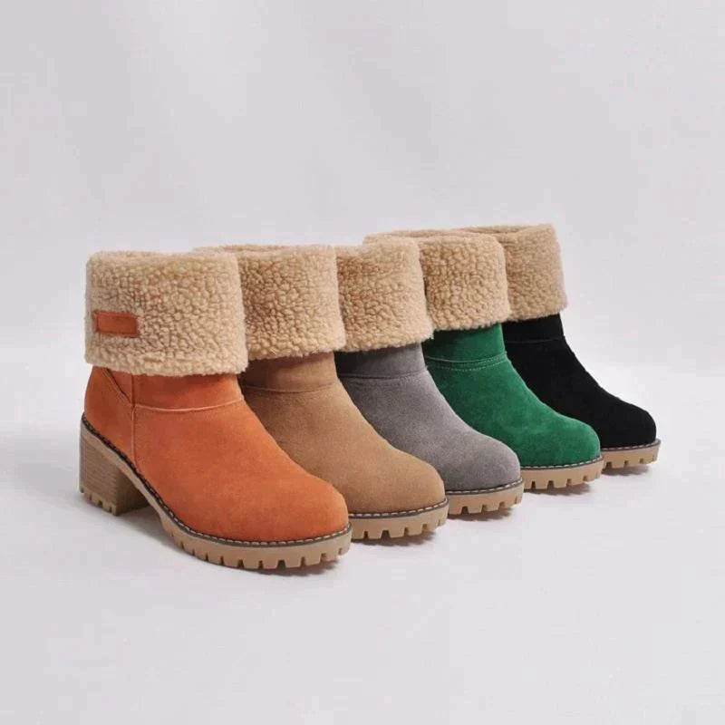 Gotelind | Winterstiefel aus erstklassigem Wildleder mit isolierenden Materialien
