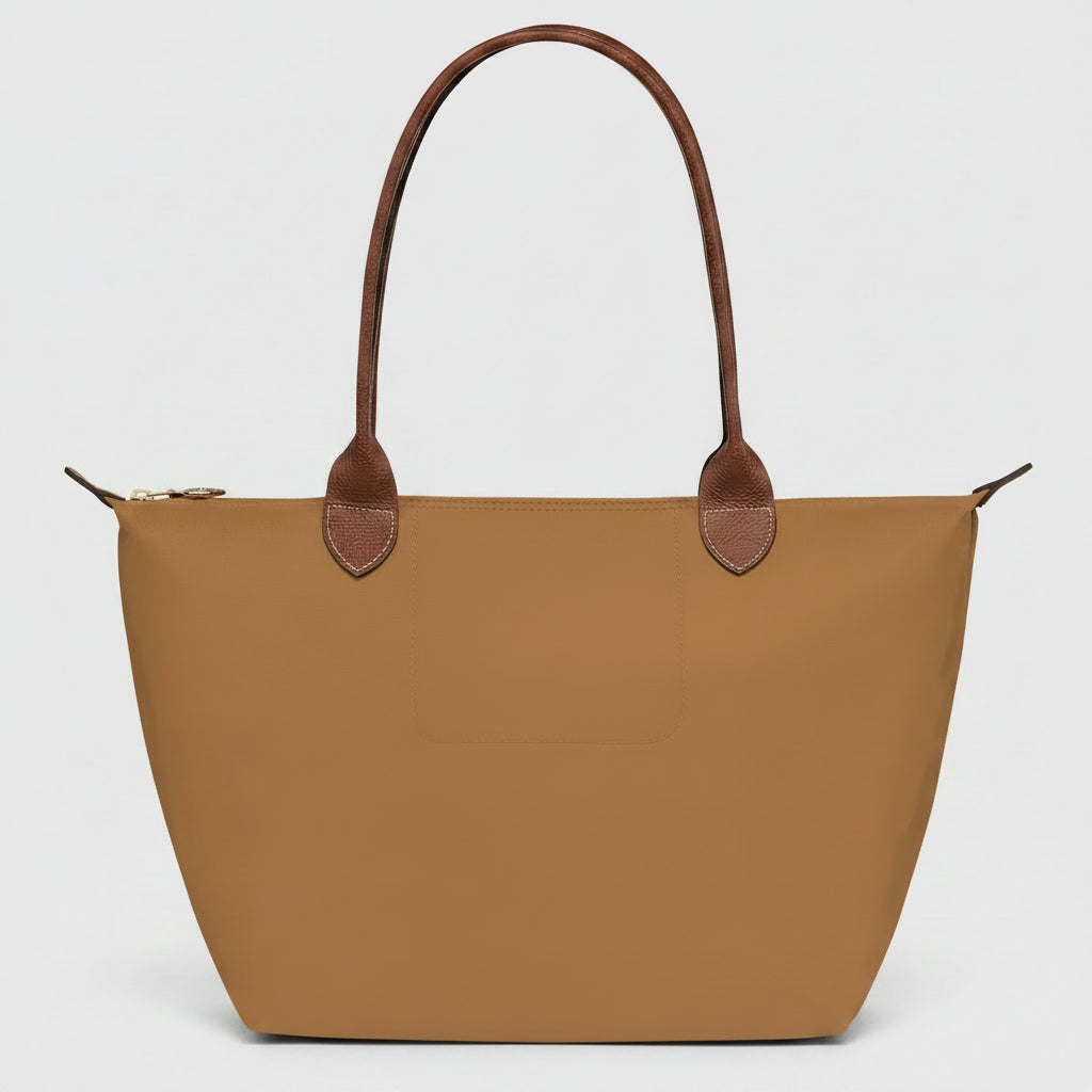Mila | Klassische Tote Bag mit Lederbesatz